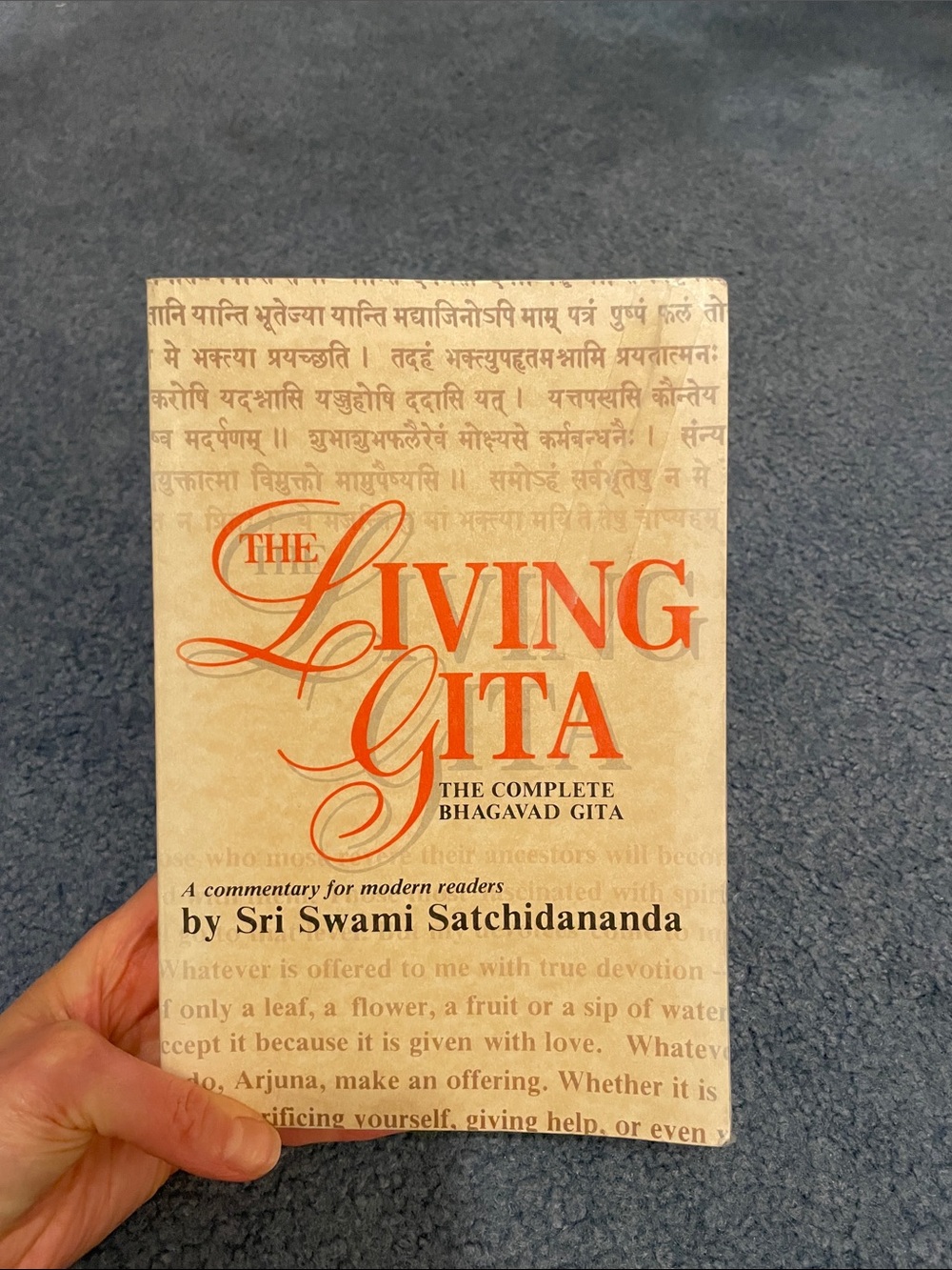 The Living Gita Book